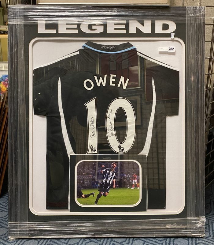 Michael Owen - Carte Autographe Originale - Équipe D'Angleterre - Signée