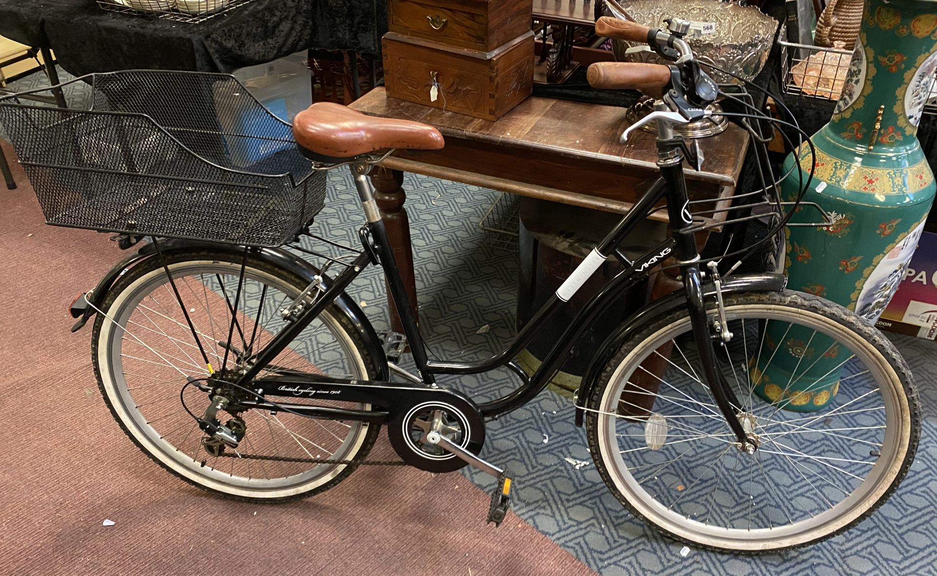 viking ladies bike with basket