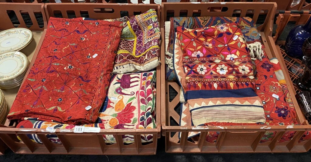 QTY OF HANDMADE QUILTS Southgate Auction Rooms