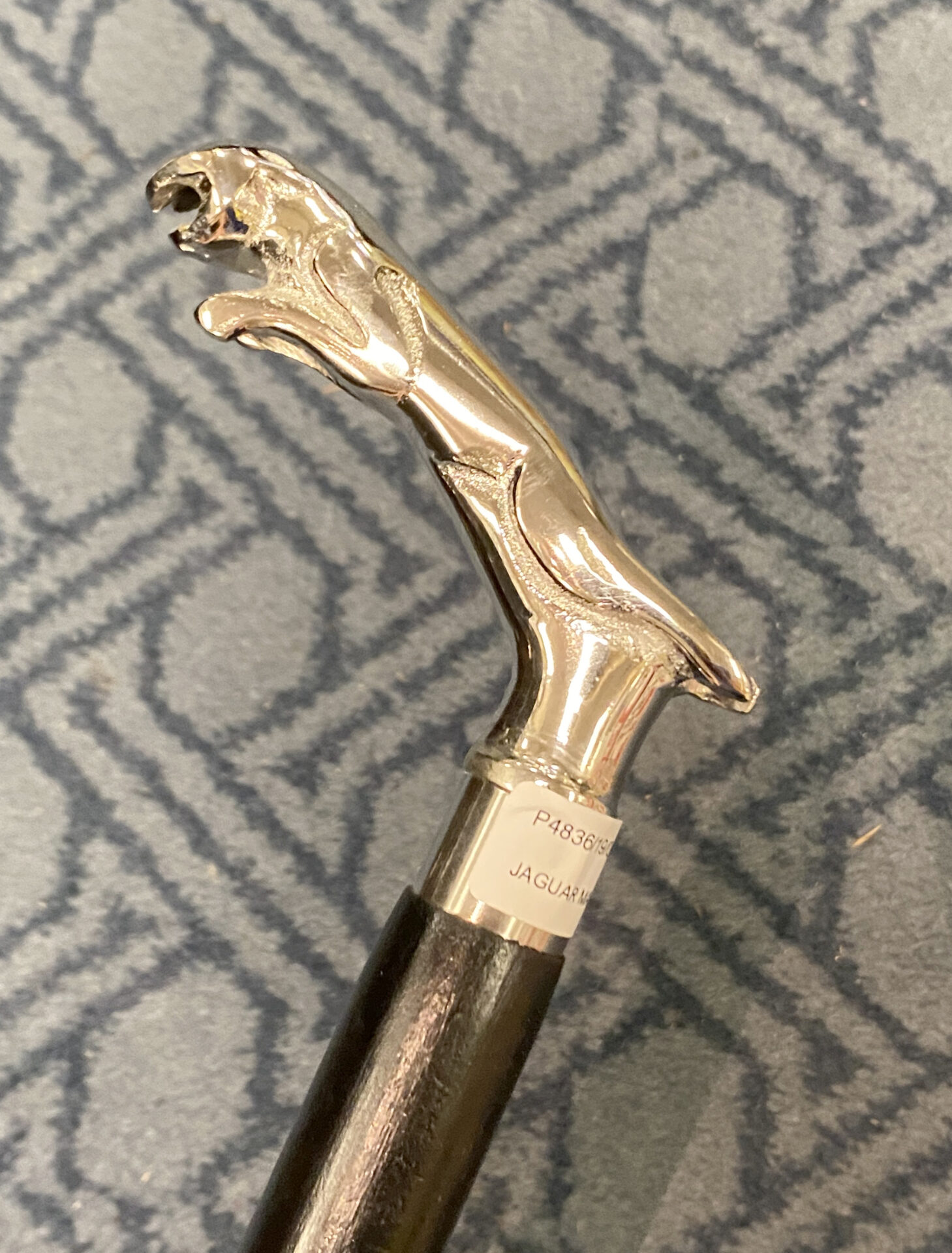 JAGUAR MASCOT WALKING STICK Southgate Auction Rooms