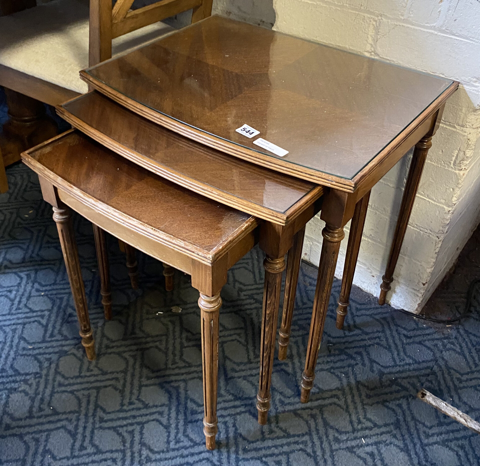 YEW NEST OF TABLES Southgate Auction Rooms