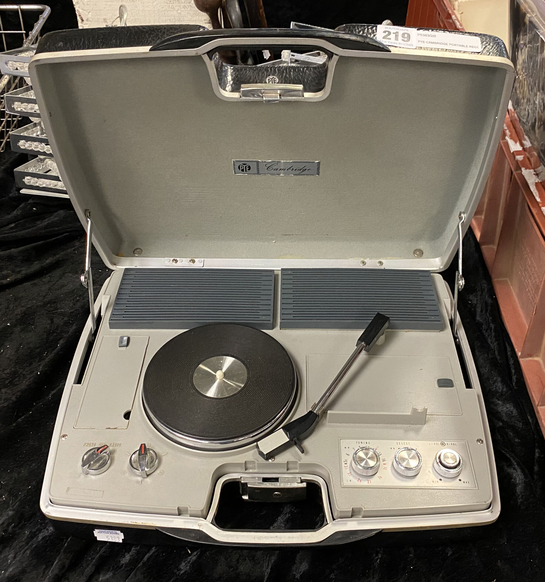 PYE CAMBRIDGE PORTABLE RECORD PLAYER Southgate Auction Rooms