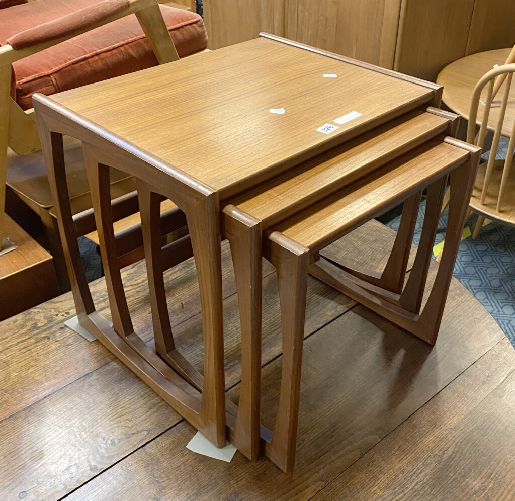 G PLAN NEST OF THREE TABLES Southgate Auction Rooms