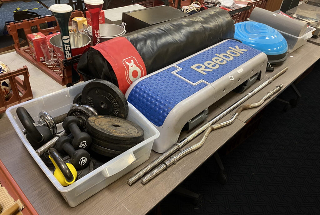 COLLECTION OF GYM EQUIPMENT Southgate Auction Rooms