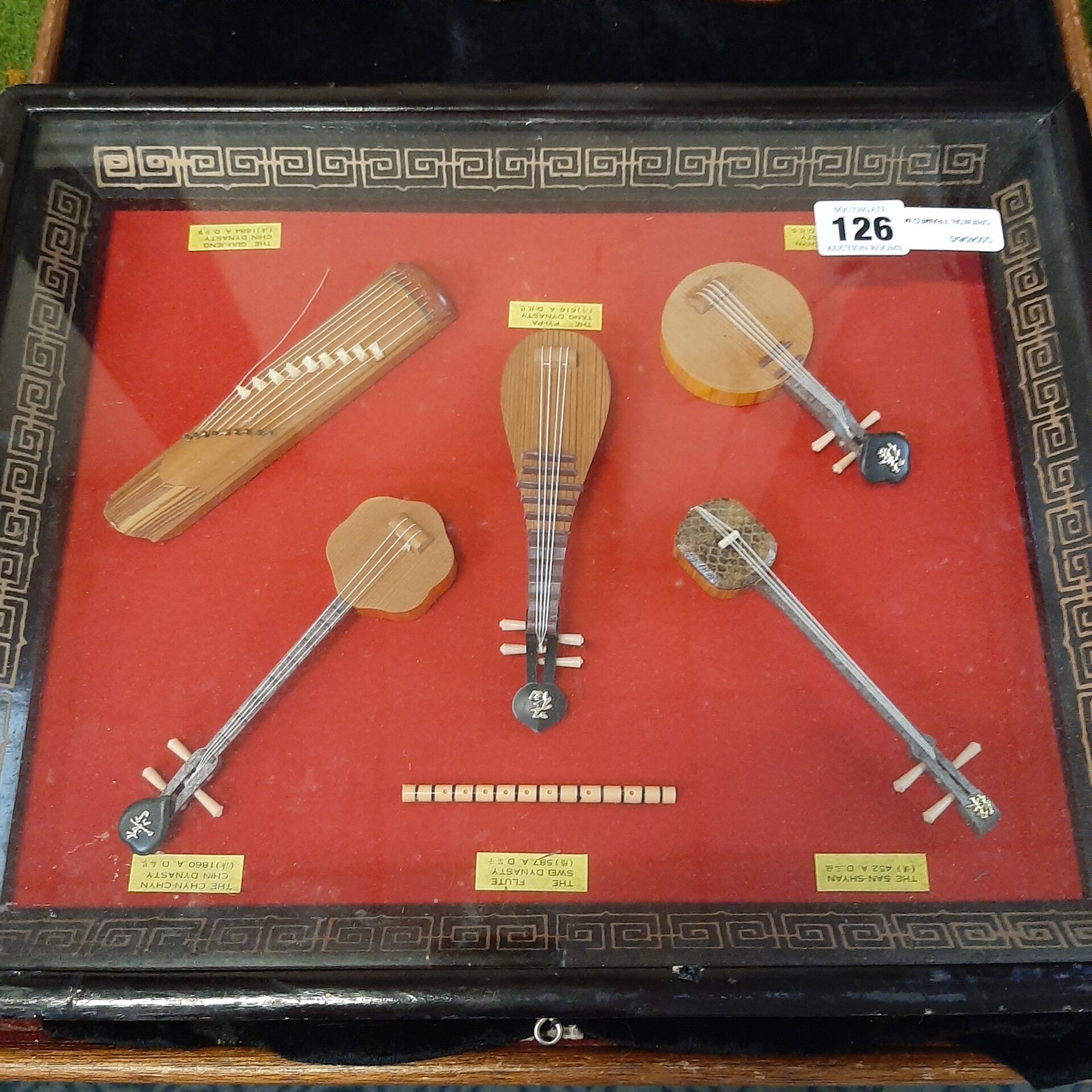 ORIENTAL FRAMED MINIATURE MUSICAL INSTRUMENT COLLECTION - Southgate ...